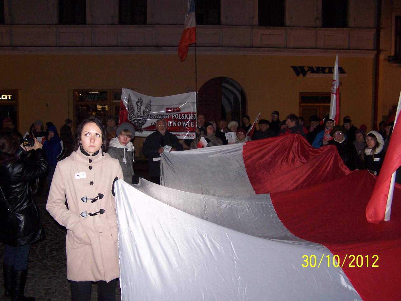 Marsz Niepodległości. Tarnów, 30.X.2012