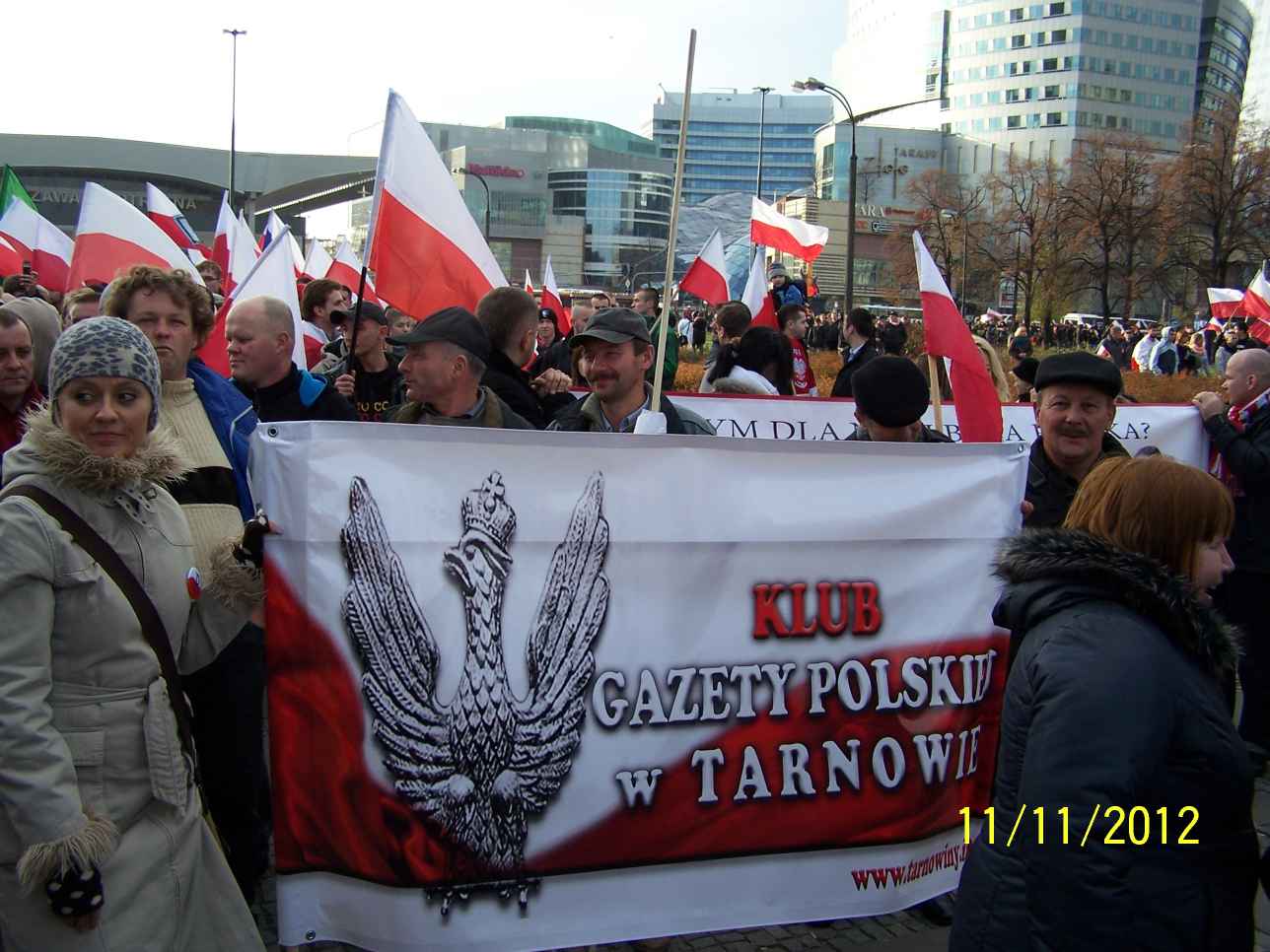 Marsz Niepodległości 'Odzyskajmy Polskę'. Warszawa, 11.XI.2012