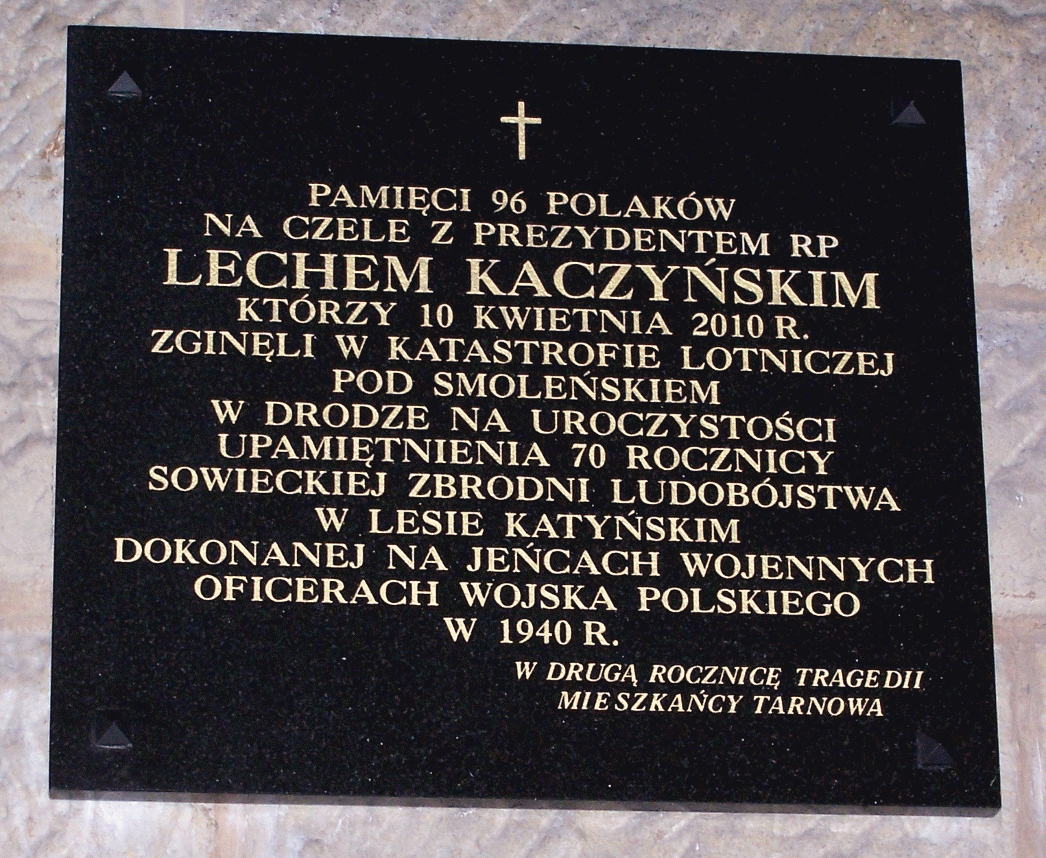 Tablica Smoleńska w Tarnowie
